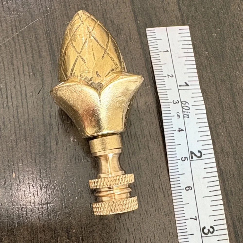Gold Decorative Wall Hook Finials - Set of 5